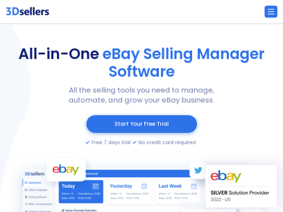 3Dsellers: All-in-One eBay Selling Manager