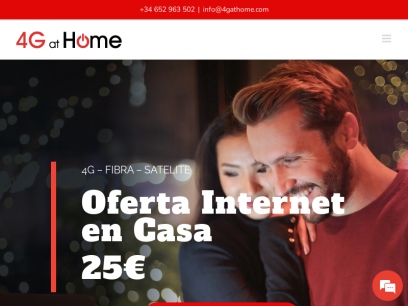 Internet en casa, las mejores ofertas 4G, Fibra o Satélite en toda España