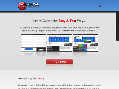 
Learn How To Play Guitar :: ActionTab.com :: Home
