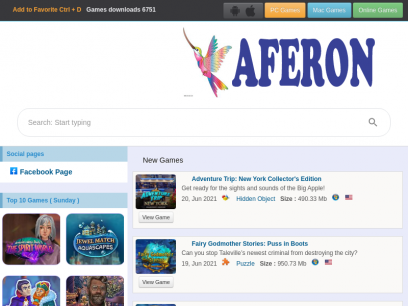 AFERON Download Free Games for pc