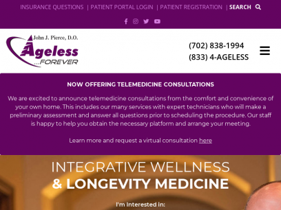 Wellness Center Las Vegas - Anti Aging | Ageless Forever