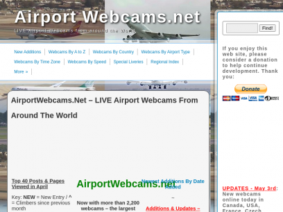 AirportWebcams.net - LIVE Airport Webcams From Around The World - Airport Webcams.net