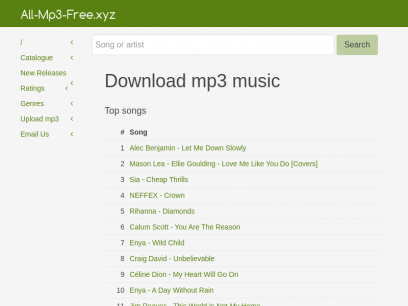 Newest mp3s for free, latest newest music absolutely free - All-Mp3-Free.xyz