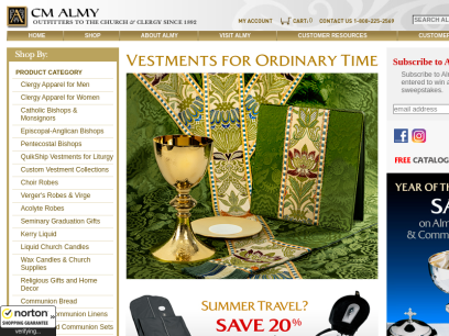 
	CM Almy – Church Supplies, Catholic Vestments and Clergy Apparel

