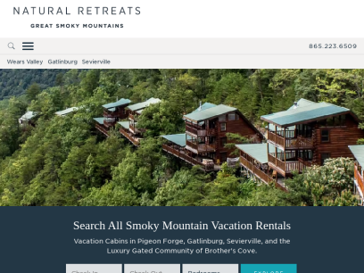 Smoky Mountain Cabin Rentals | Natural Retreats Great Smoky Mountains