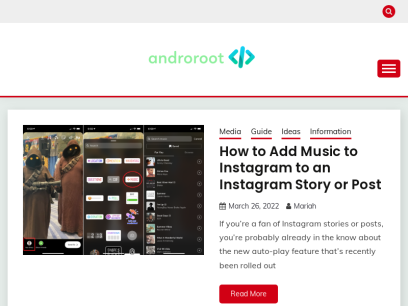 AndroRoot – For people Who Want More