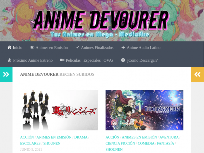 Anime Devourer - Tus Animes en Mega - Mediafire