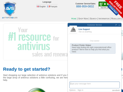 AntiVirusSales :: Your #1 resource for antivirus sales and renewals of avast! AVG, Avira, ESET, Kaspersky and more