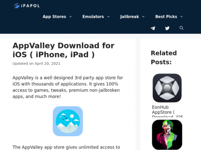AppValley Download for iOS ( iPhone, iPad ) - iPapol