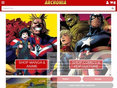 Your Favourite Online Anime And Manga Store - Archonia.com