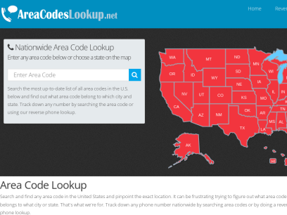 Area Codes | Area Code Lookup