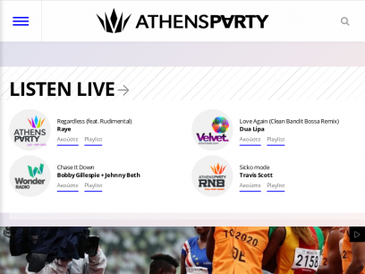 Athens Party - Loud &amp; Happy Radio / Top 40, Party hits, Electronica, RnB, 80s/90s, New Music Videos