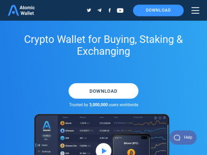 Atomic Cryptocurrency Wallet