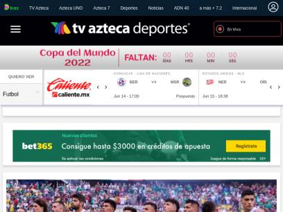 Noticias de Deportes, Futbol, Box y más por Azteca Deportes