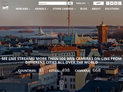 BalticLiveCam - webcam leading online live streaming provider in Baltics