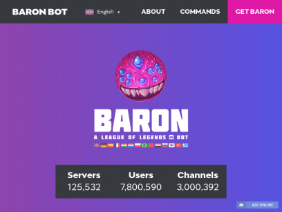 Baron, a LoL Discord Bot.