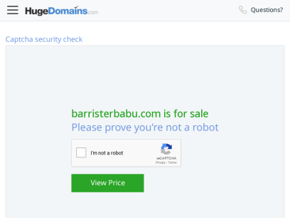 barristerbabu.com is for sale | HugeDomains