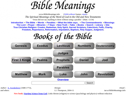 Bible Meanings Home
