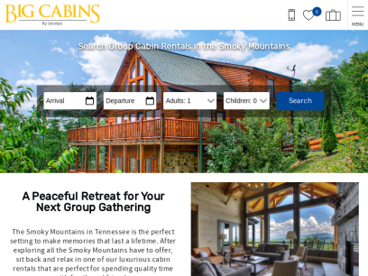 Big Cabins by Vacasa | Group Cabin Rentals in Gatlinburg