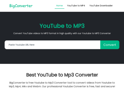 YouTube to MP3 Converter and Video Downloader