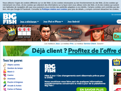 Jeux PC &gt; Téléchargement gratuit en français | Big Fish