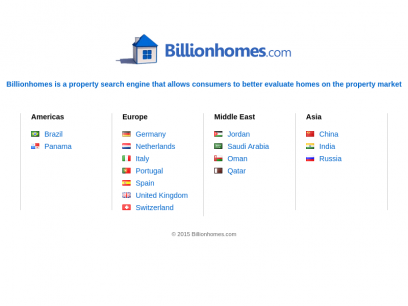 Billionhomes.com: Properties for sale and for rent - Worldwide archive of properties