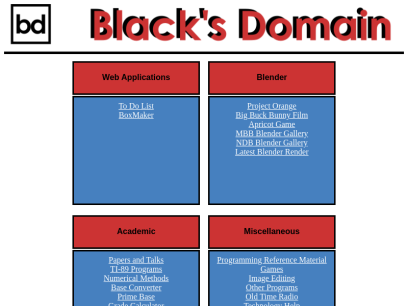 Blacks Domain