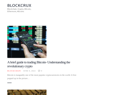 Blockcrux - The Internet Newspaper