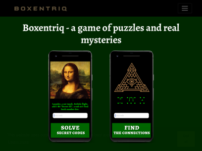Boxentriq - a game of puzzles and real mysteries | Boxentriq