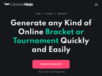 Bracket &amp; Tournament Generators for Contests, eSports, Leagues, and more