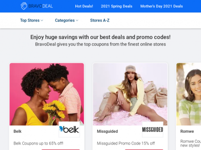 BravoDeal: Money Saving Discount Codes, Deals and Promos