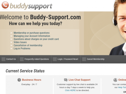 Buddy Support – Here to help 24/7!