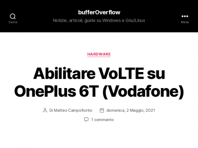 bufferOverflow - il blog di Matteo Campofiorito