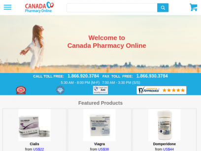 Canada Pharmacy Online CIPA Certified Canadian Pharmacy