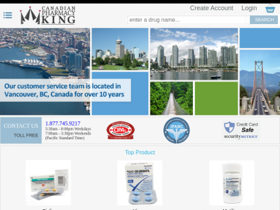 
	Canadian Pharmacy King – CIPA Verified – We Ship to the US
