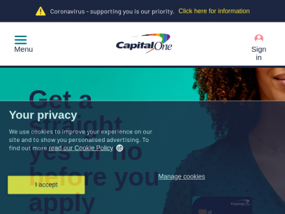
	Capital One Credit Cards UK | Apply For A Credit Card Online | Capital One
