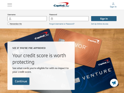 Capital One Credit Cards, Bank, and Loans - Personal and Business