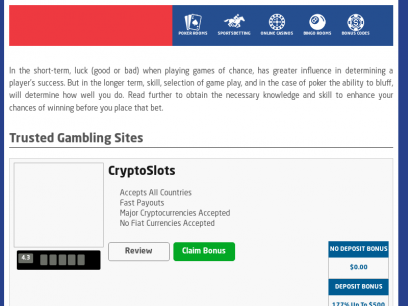 Top 100 Online Gambling Sites for Real Money (2021)