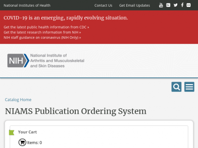 National Institute of Arthritis and Musculoskeletal and Skin Diseases Publication Ordering System