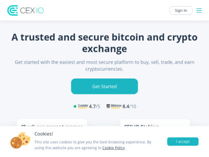 Bitcoin &amp; Cryptocurrency Exchange | Best Bitcoin Trading Platform - CEX.IO