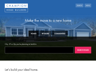Manufactured Homes - Modular Homes - Mobile Homes | Champion Homes
