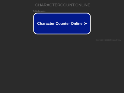 Charactercount.online