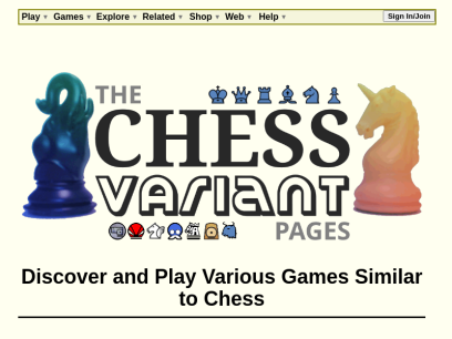 Chess Variant Pages Homepage