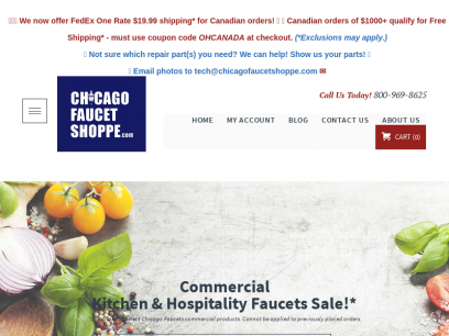 Chicago Faucet Shoppe: Commercial / Residential Taps &amp; Parts
