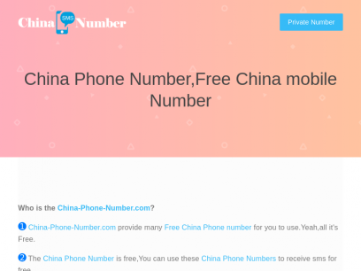 China phone number,Free China mobile numbe,Free China number, 86 China number - China-Phone-Number.Com