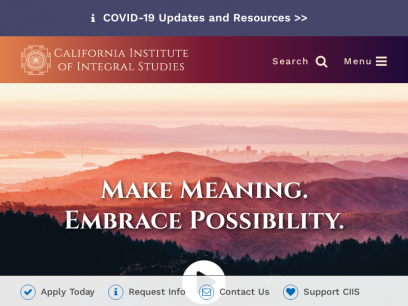California Institute of Integral Studies | CIIS