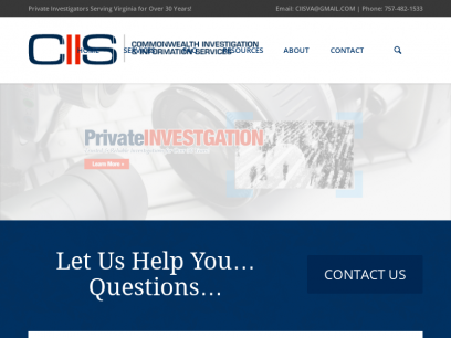 Commonwealth Investigation &amp; Information Services (CIIS) - Private Investigation, Child Custody, Background Investigations, Divorce