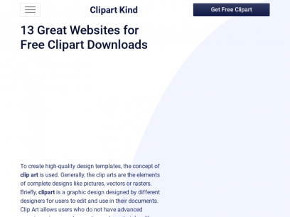 13 Great Websites for Free Clipart Downloads - Clipart Kind