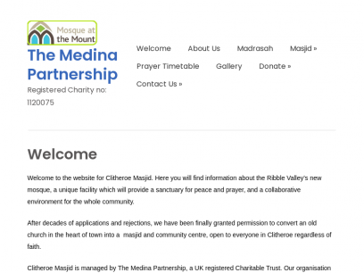 The Medina Partnership &#8211; Registered Charity no: 1120075