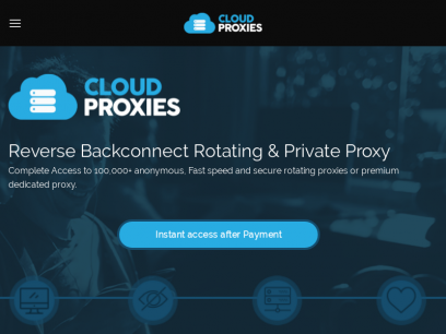 Buy Private Proxies | Anonymous proxies - CloudProxies.com